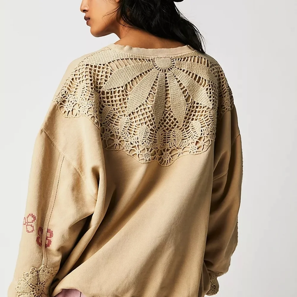Free People Grams Attic Sweatshirt size S NWT - Picture 4 of 11